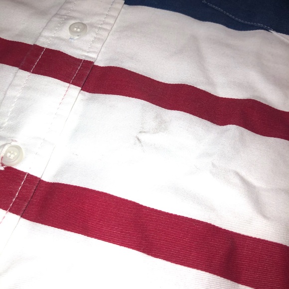 Men’s Wrangler Striped Casual Button Up Shirt XL - Picture 3 of 9